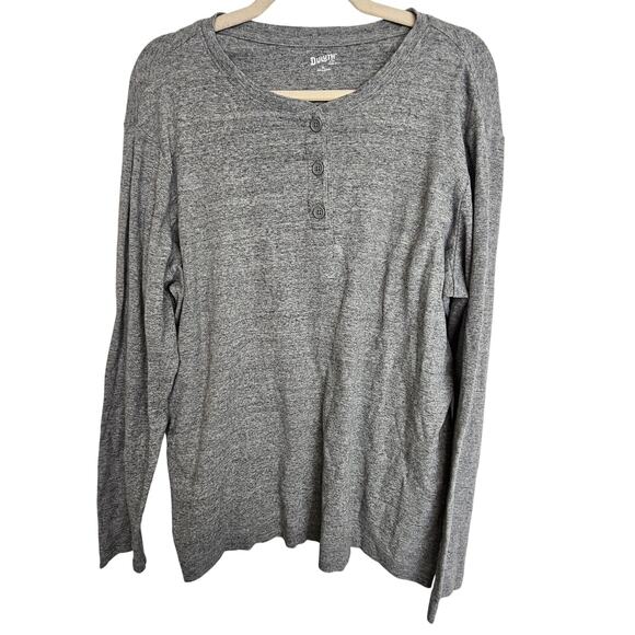 Duluth Trading Co. Other - Duluth Trading Co. Shirt Gray Long Sleeve Henley Shirt Men XL Pullover Shirt